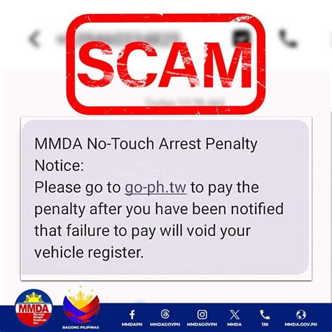 mmdagov-ph.com|MMDA nagbabala sa bagong ‘text scam’ sa traffic violation.